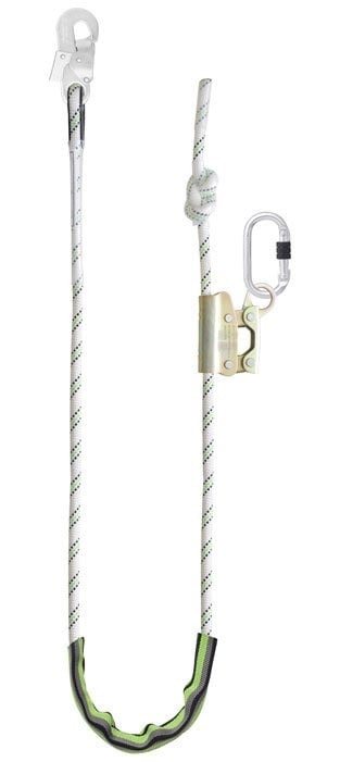 Kernmantellijn met meeloper voor werkpositionering