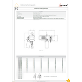 DELTA DTS elektrische takel 5000 kg