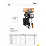 DELTA DTS elektrische takel 2000 kg