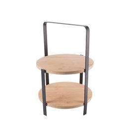 etagere bamboe D21X26.5cm klein