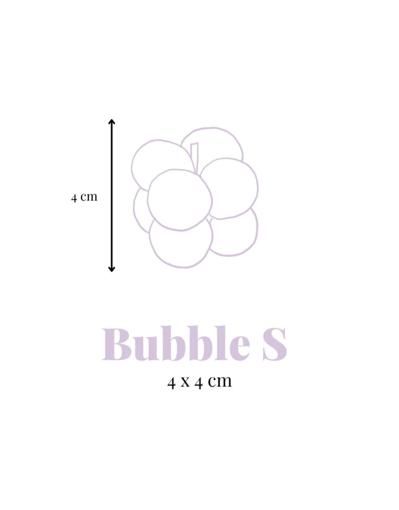 bubbel kaars klein lila