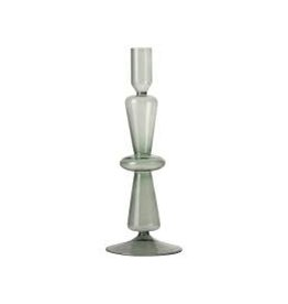 gusta dinerkaarshouder glas D9x25cm groen