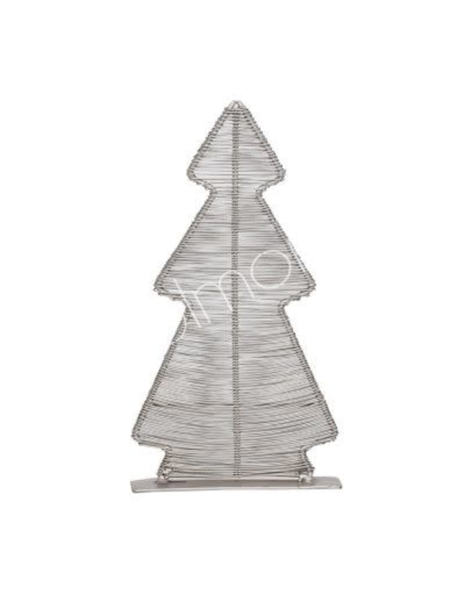 colmore kerstboom metaal draad plat klein champange