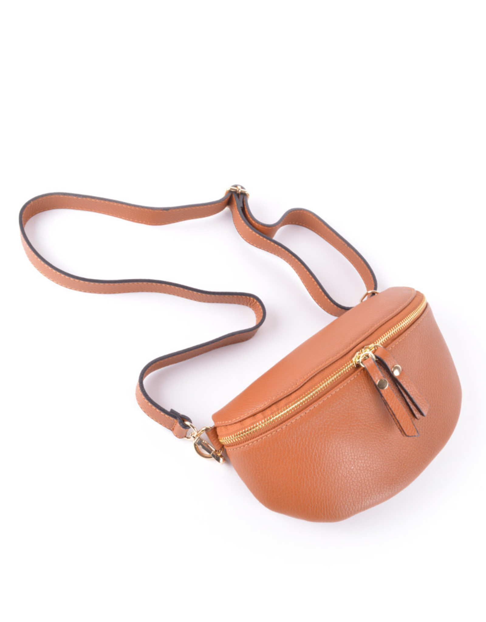 Guiliano Bumbag leer cognac