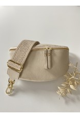 Guiliano Bumbag leer creme