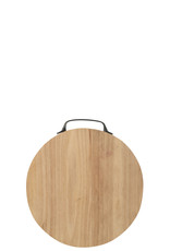 plank rond hout nat L