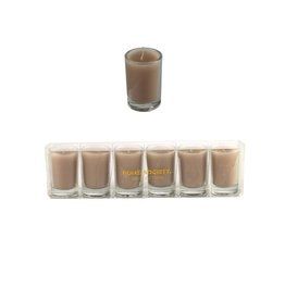 HS votive candle sand set 6