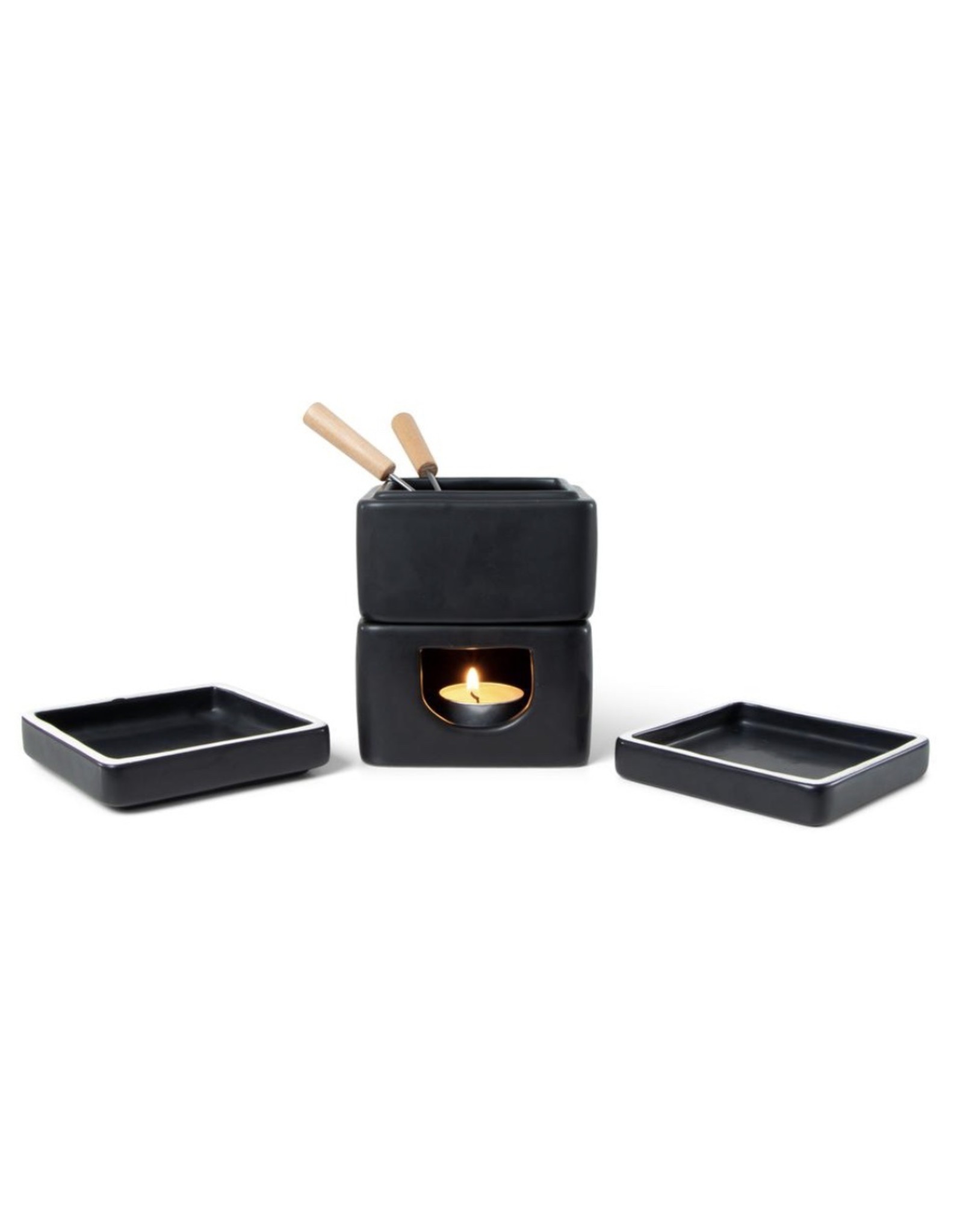 Senza Senza mini Fondue set zwart