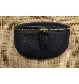 Guiliano Bumbag leer  blauw