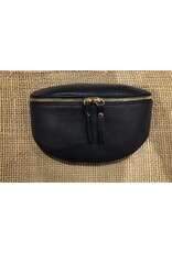 Guiliano Bumbag leer  blauw