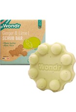 Wondr care Wondr ginger & lime scrub bar