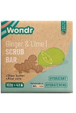 Wondr care Wondr ginger & lime scrub bar