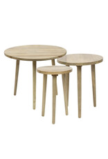 M&M tafel mangohout D30cm