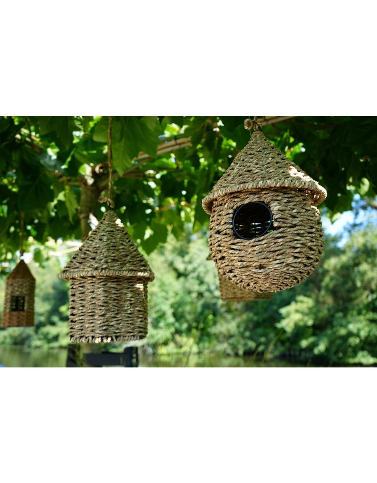 HS deco BIRDHOUSE jute