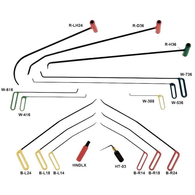 Starter Hail Set PDR - Kit esencial para reparación de abolladuras