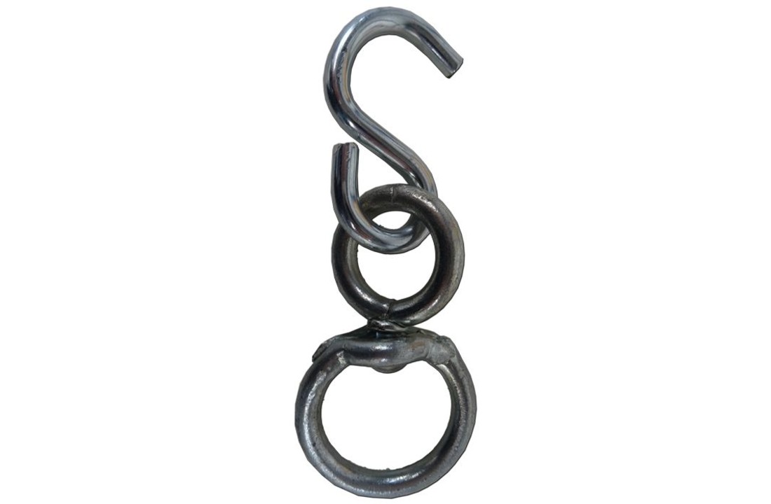 Gancio a S PDR con anello girevole