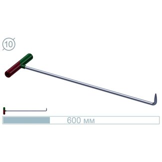 AV Tool 10010 60 CM Tige Inox 90° Balle
