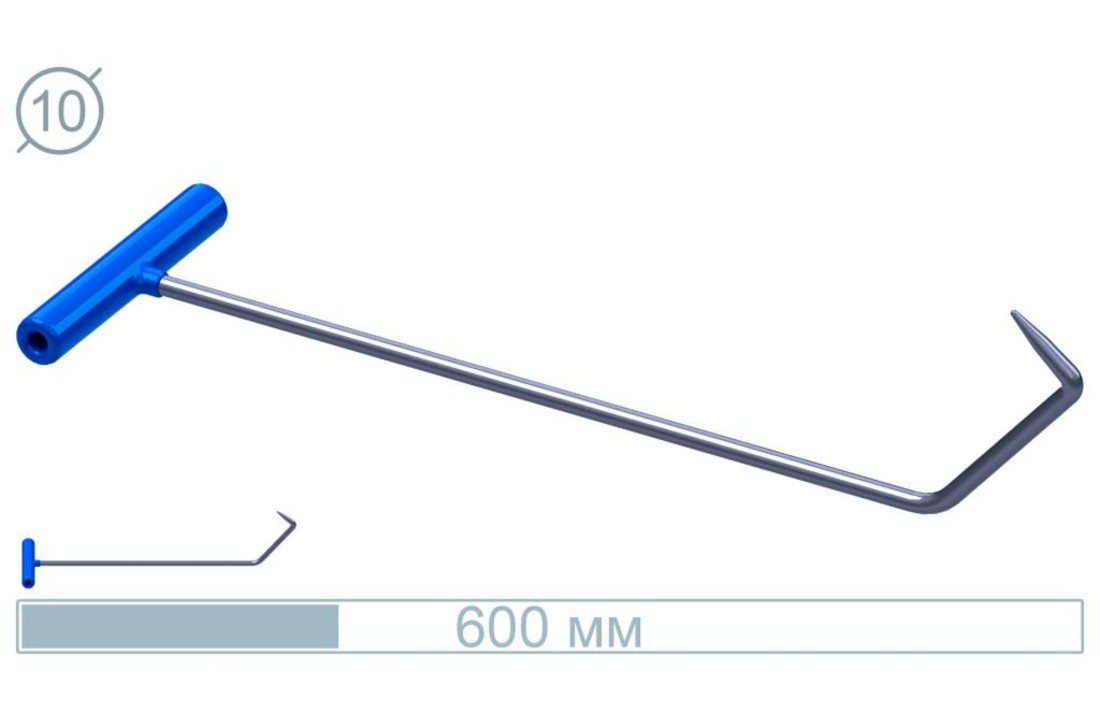 60 CM Stainless Martin Sandler Rod Bullet