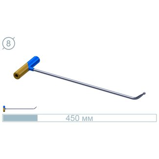 AV Tool 10016 45 CM Pręt ze stali nierdzewnej 45° Kugel
