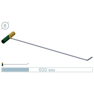 AV Tool 10023 Asta inox 60 CM 45° piatta