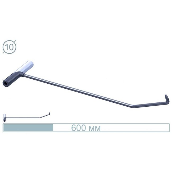 Varilla de Acero Inoxidable 60 CM con Punta 112° - Herramienta PDR Profesional