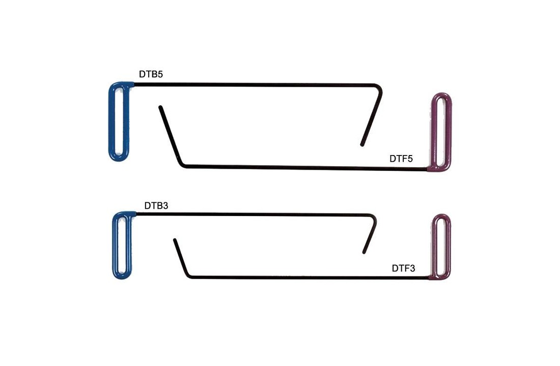 Set di Strumenti per Porte - 4 Pezzi DTST4 per Professionisti PDR