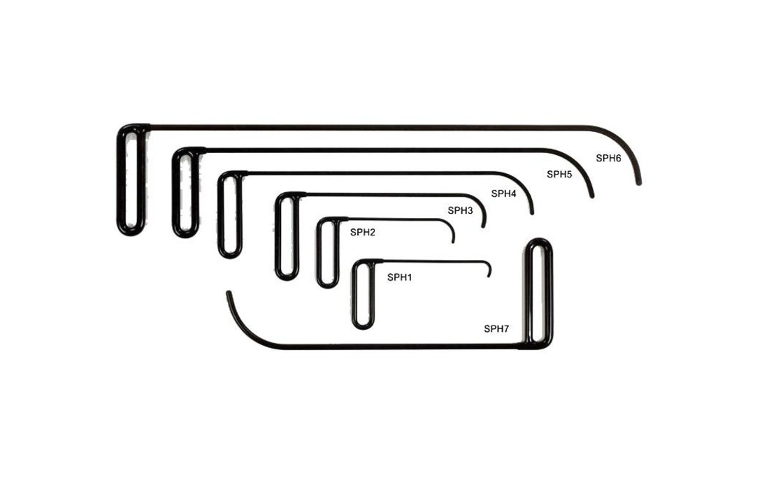 Jeu de crochets pour panneau latéral PDR – Outils professionnels Dentcraft