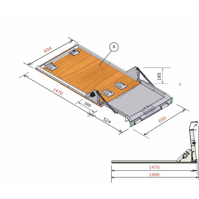 Dynnox XL36 - Sistema de Montaje Flexible para Furgonetas Profesionales