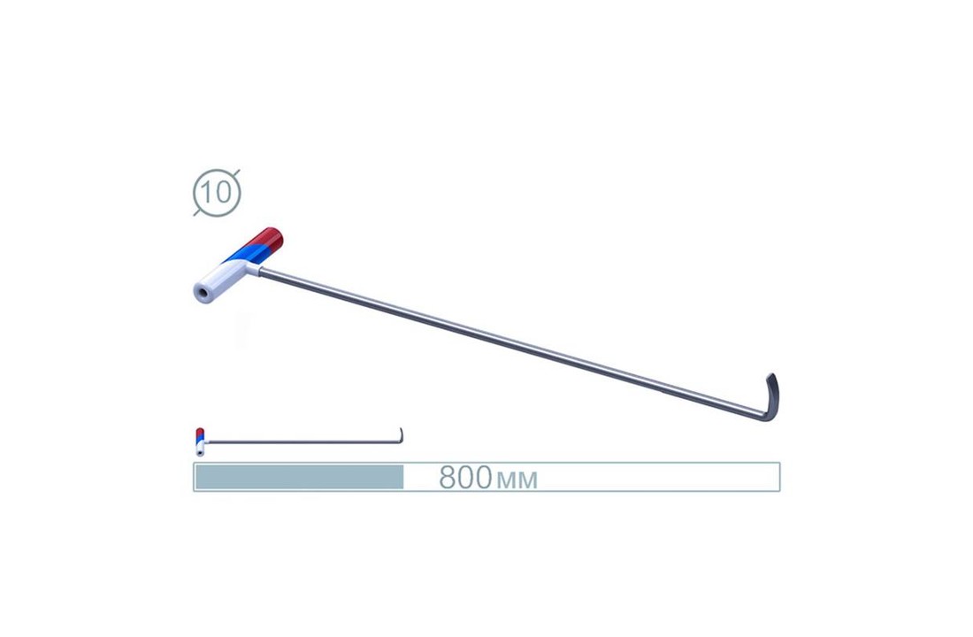 Haczyk Wężyk 07016 – Narzędzie PDR ze Stali Nierdzewnej 80CM