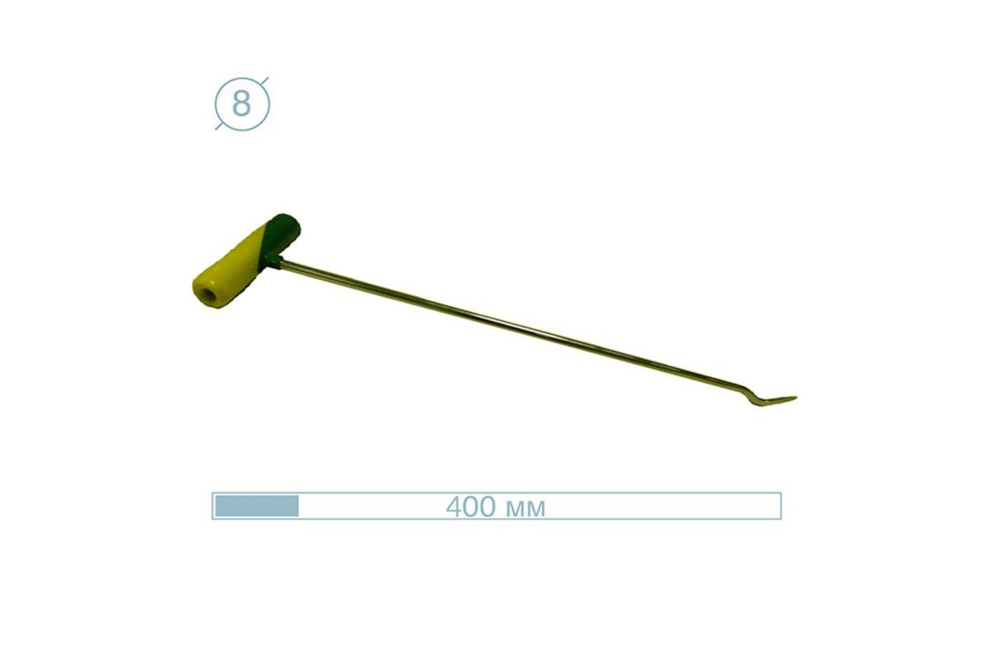 07003 40CM Hook Stainless snake Rod
