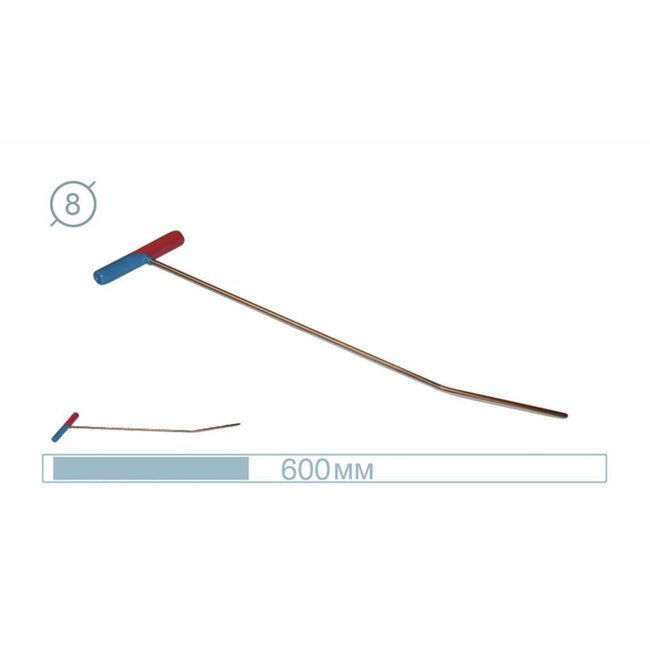 10040 60 CM Stainless Steel Rod 13° – Essential PDR Tool