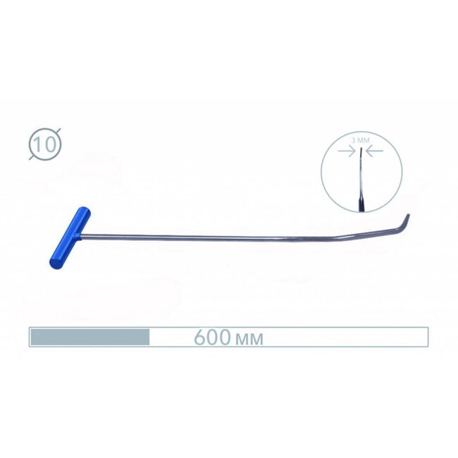 Varilla de Acero Inoxidable 60 CM - Herramienta PDR Profesional Esencial