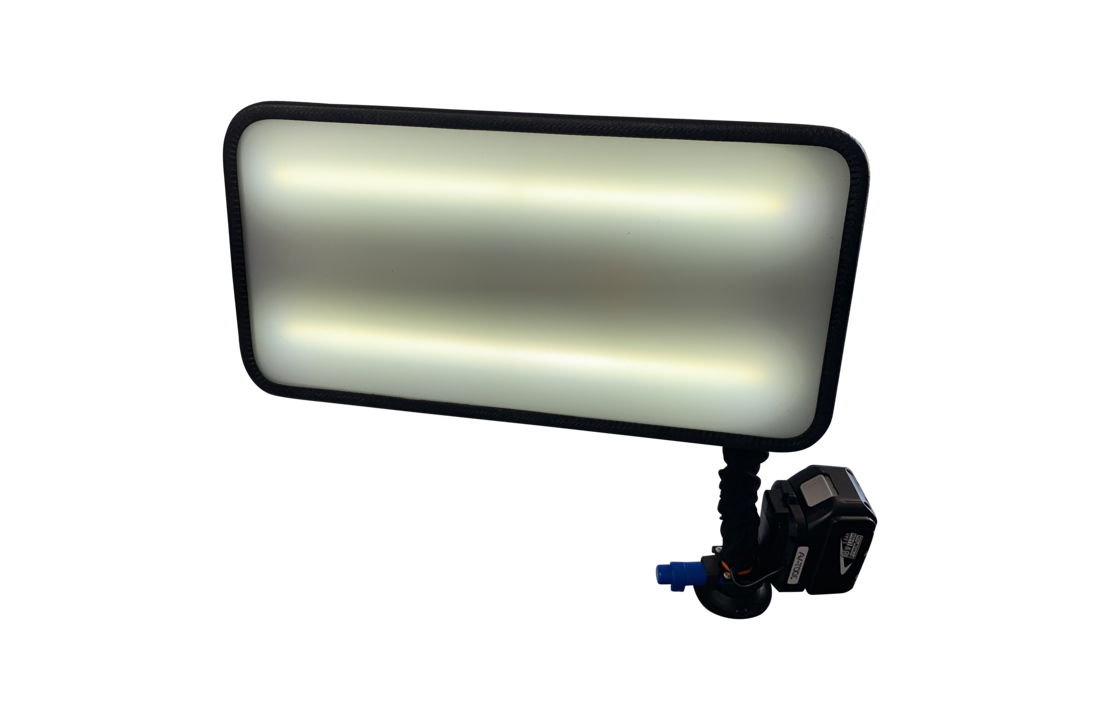 Bandes 04080 W HD 6 LED avec gradateur et connecteur de batterie Makita
