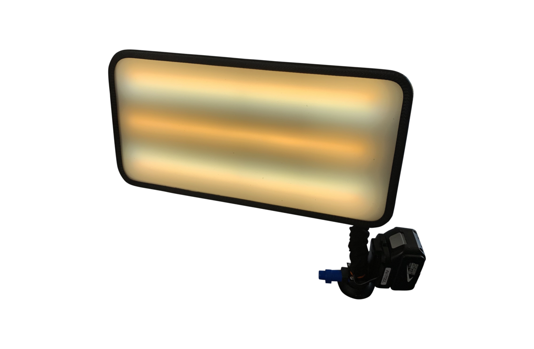 Bandes 04080 W HD 6 LED avec gradateur et connecteur de batterie Makita
