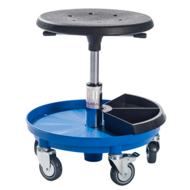 Taburete de Trabajo PDR - Silla Móvil Ideal para Reparación de Daños