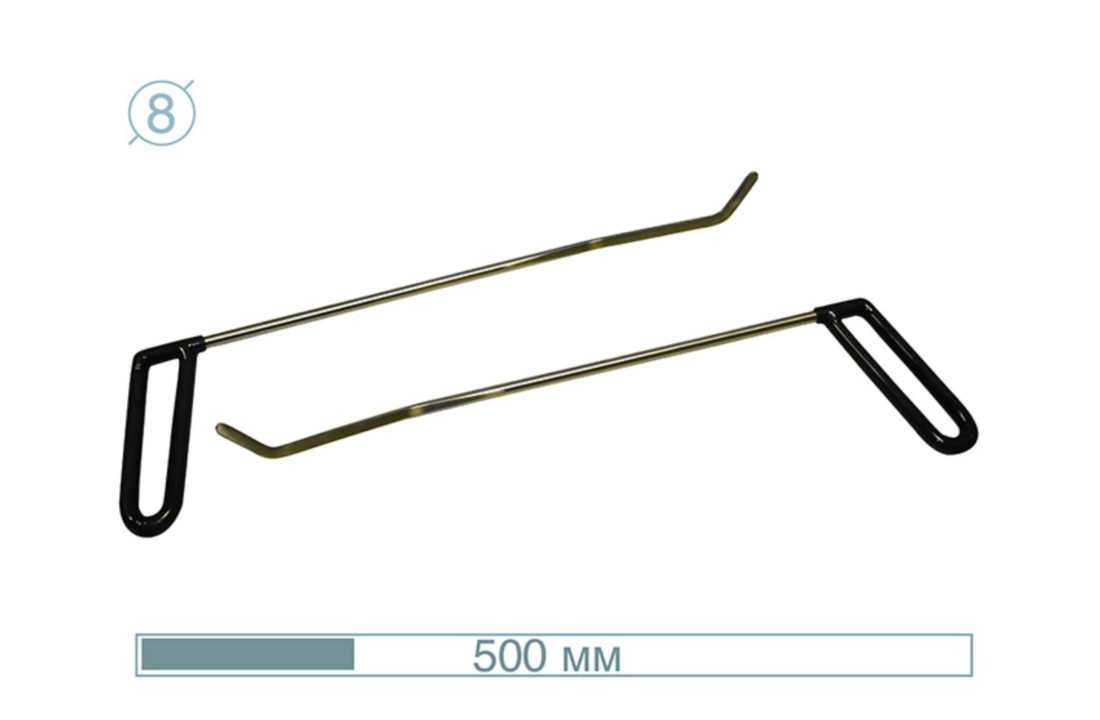 12003-2 500 mm ø8 mm Brace Tool Set 45° - 15°