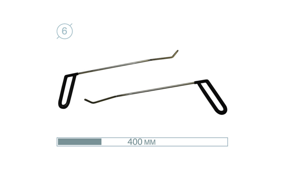 12004-2 Set di attrezzi per tutore 400 mm ø6 mm