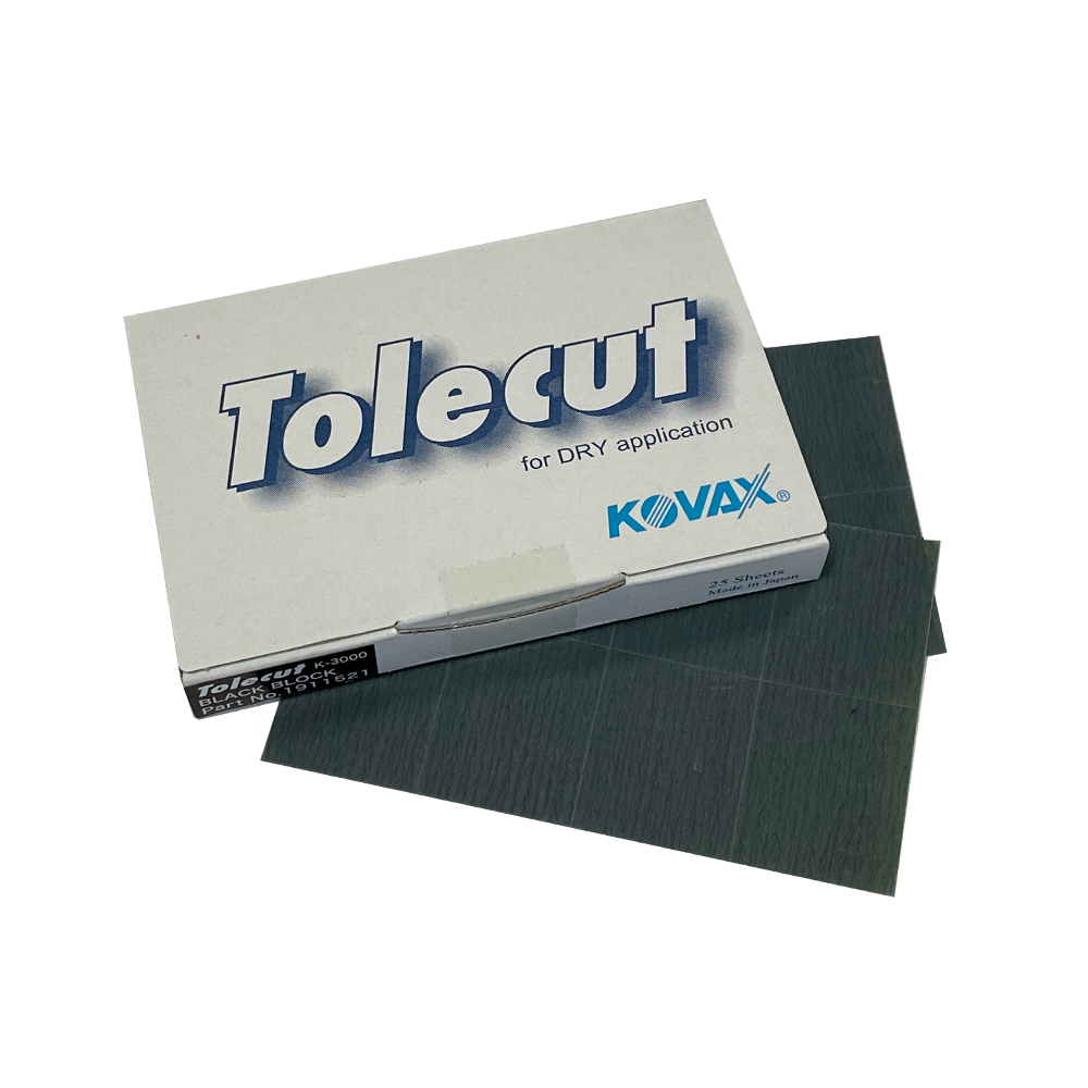 Tole Cut Nero 3000 Grana – Carta Abrasiva Kovax Per Cartongesso, Foro Da 1/8", 1 Foglio