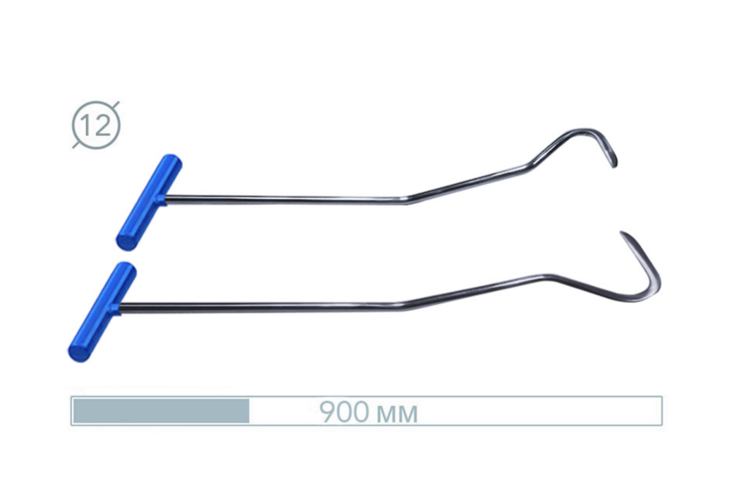 07022-2 Hook Stainless snake Rod 2 PCS