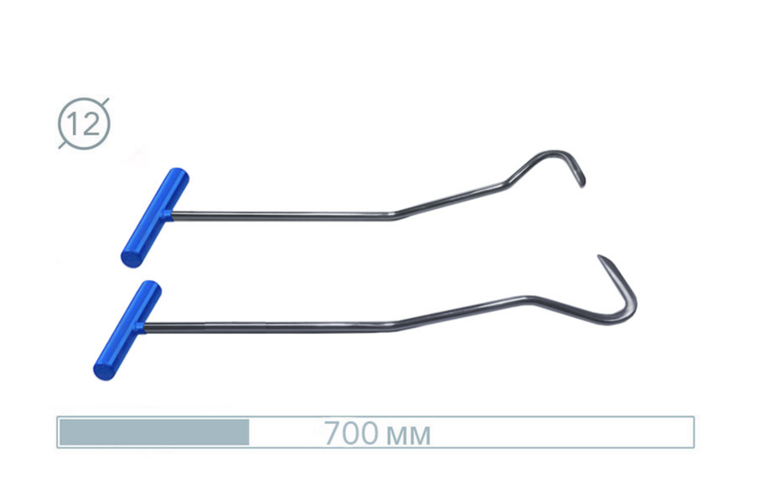 Crochet Inox serpent Tige 07021-2 – Outil PDR haute performance