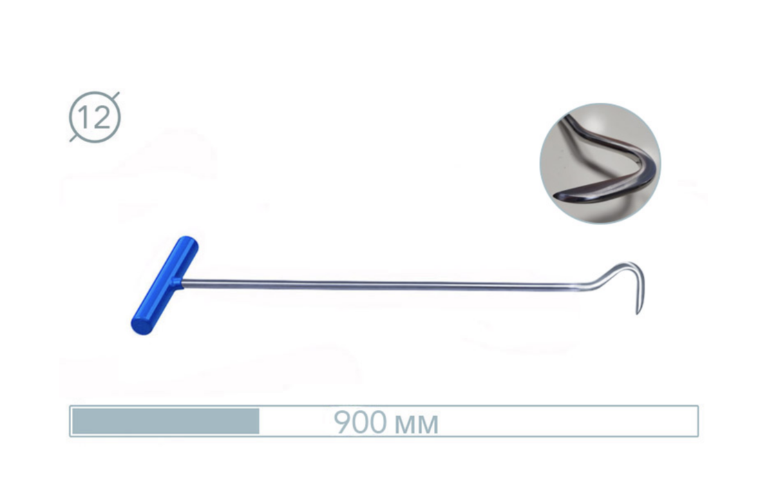 07020 Hook Stainless snake Rod