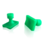 Laka Tools Adaptateur de patte dent vert 30x20mm 5 PCS