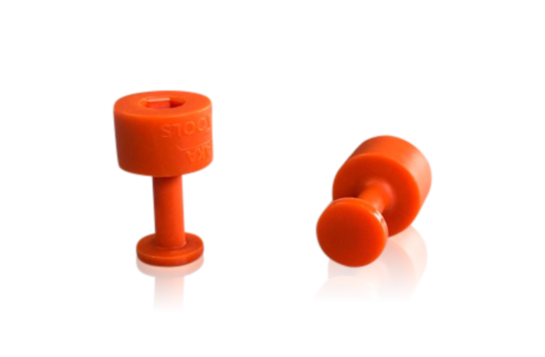 Adaptateur languette dent orange 9mm
