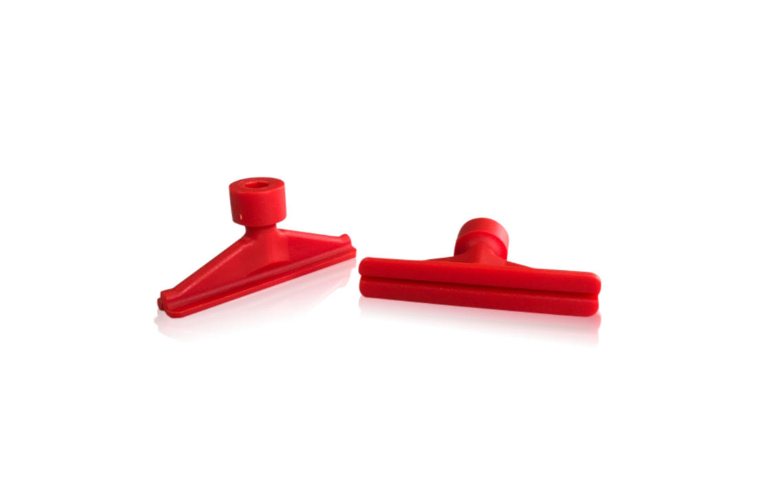 Adapter Dent Tab Czerwony 50x10mm – Set Professionale PDR 5 Pezzi