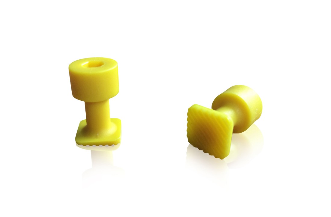 Adapter Dent Tab Giallo 12x12mm – Set Professionale PDR 5 Pezzi