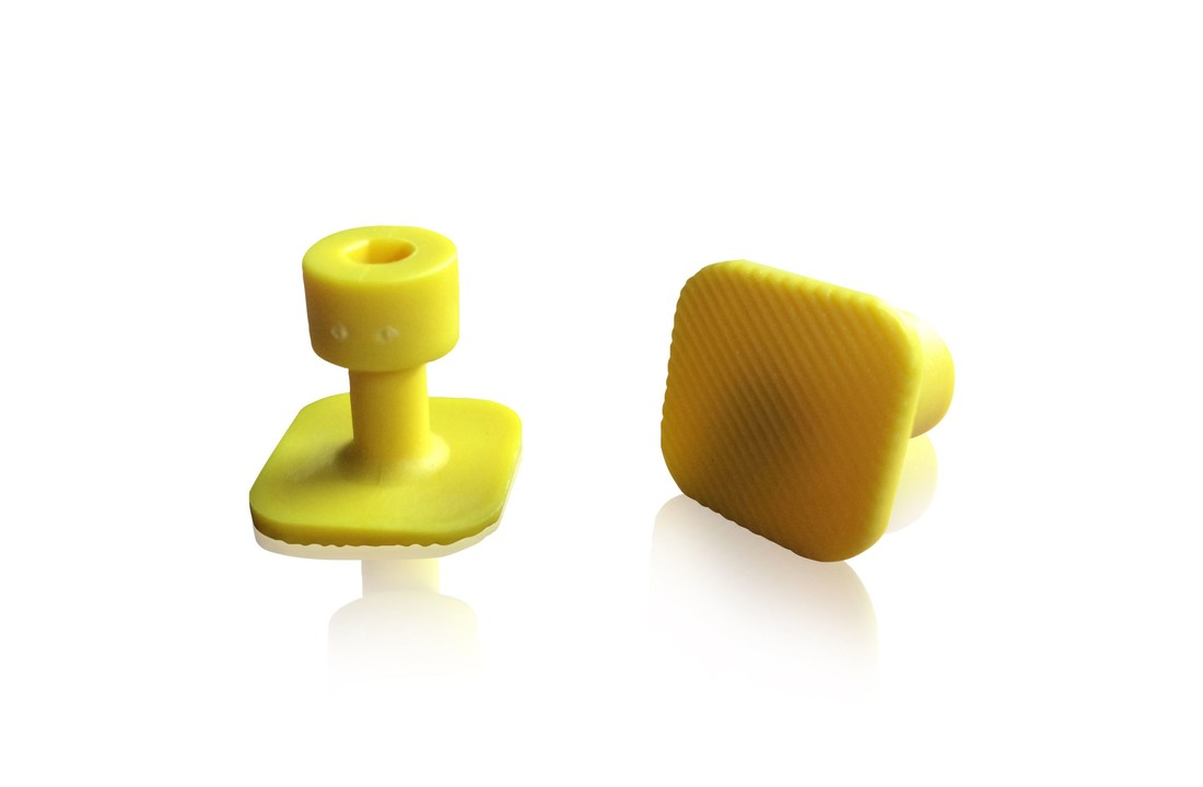 Adapter Dent Tab Giallo 21x21mm – Set Professionale per Riparazioni PDR