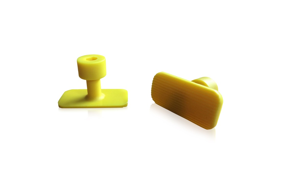 Adaptador de Langueta Dent Amarillo 32x16mm - herramienta PDR esencial y duradera