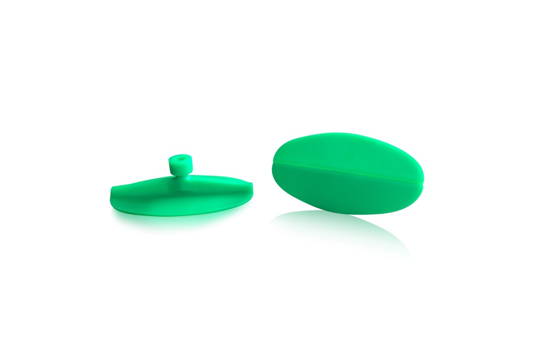 Oval Green Dent Pad Adapter 80x45mm – Essential PDR Tool