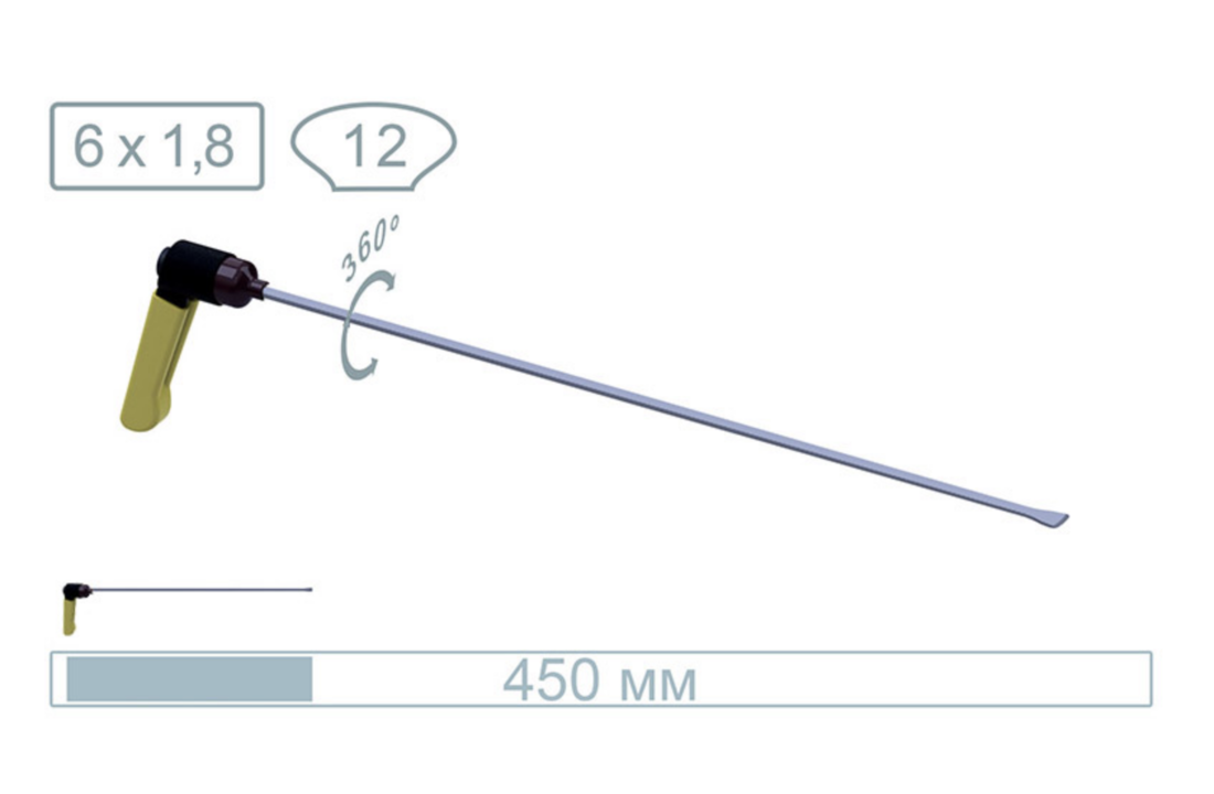 18021PR Walschwanz 45 cm – Verstellbares PDR Ratschenwerkzeug