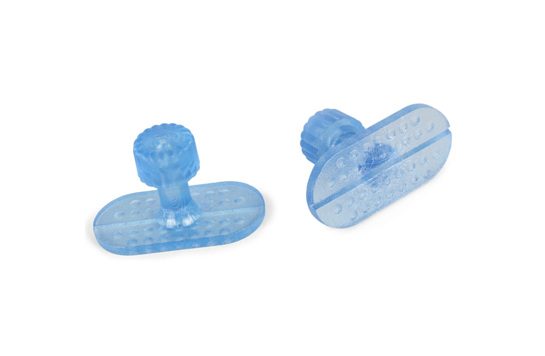 Onglets de colle (5 pièces) 17 x 35MM Glace